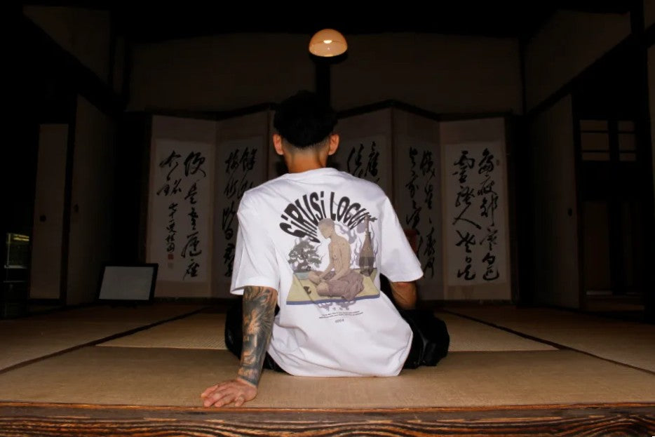 増情報騒 S/S Tee - WHITE