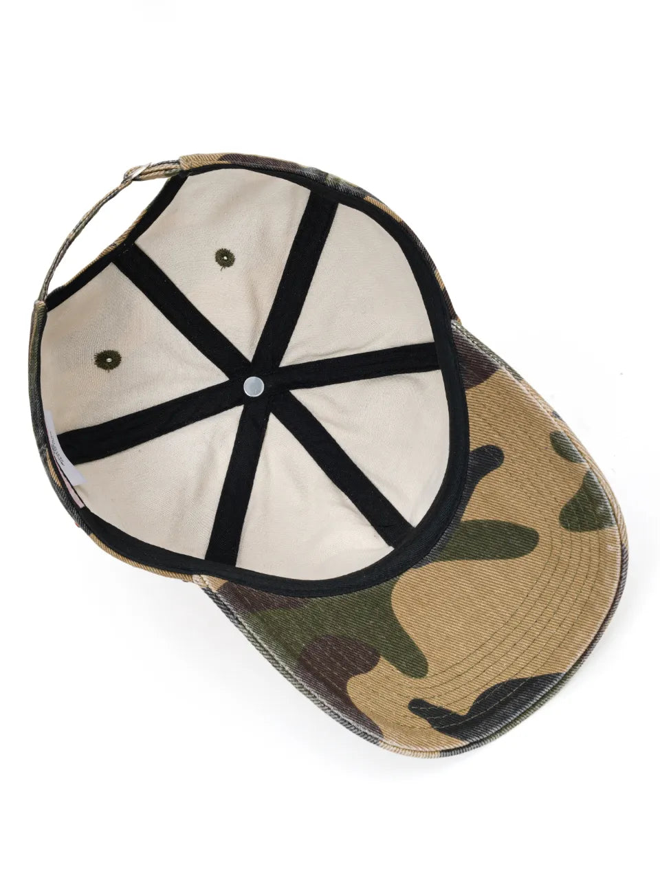 Jewel Studs Embroidery Logo 6 Panel Cap