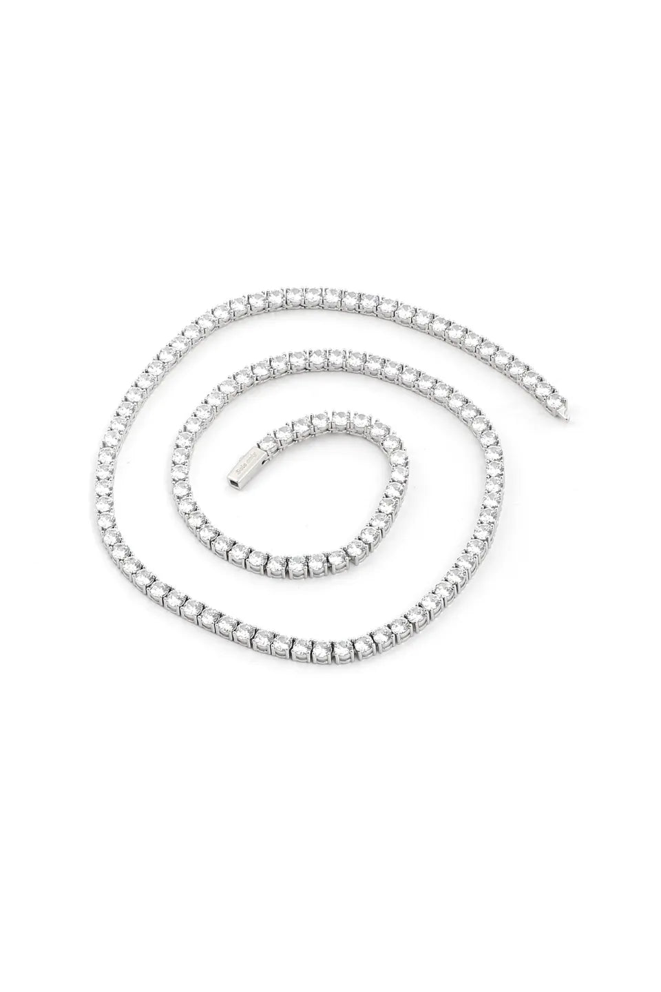 CZ Diamond 4mm Tennis Chain Necklace