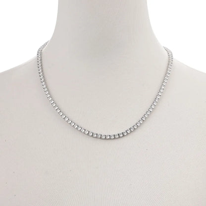 CZ Diamond 4mm Tennis Chain Necklace