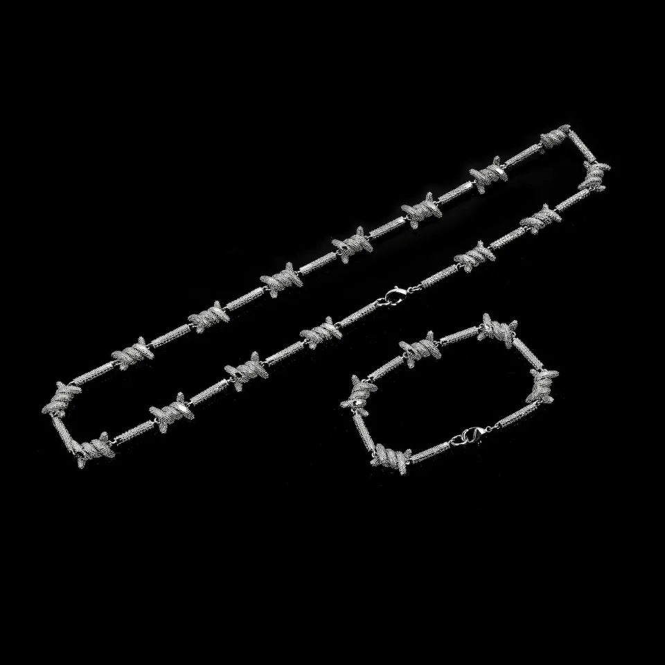 Barbed Wire Motif Bracelet
