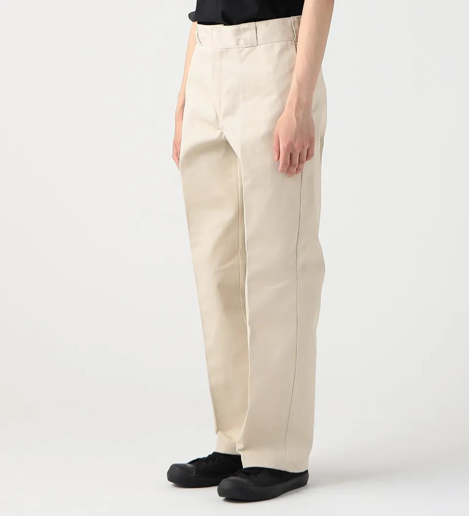 【DICKIES】 874 WORK PANTS （ベージュ） 側面着用画像