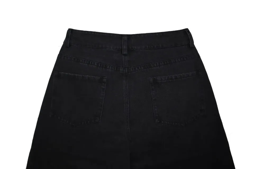 【DND4DES】 Diamond-Splattered Wide-Leg Pants 背面ウエスト・ポケットディテール画像