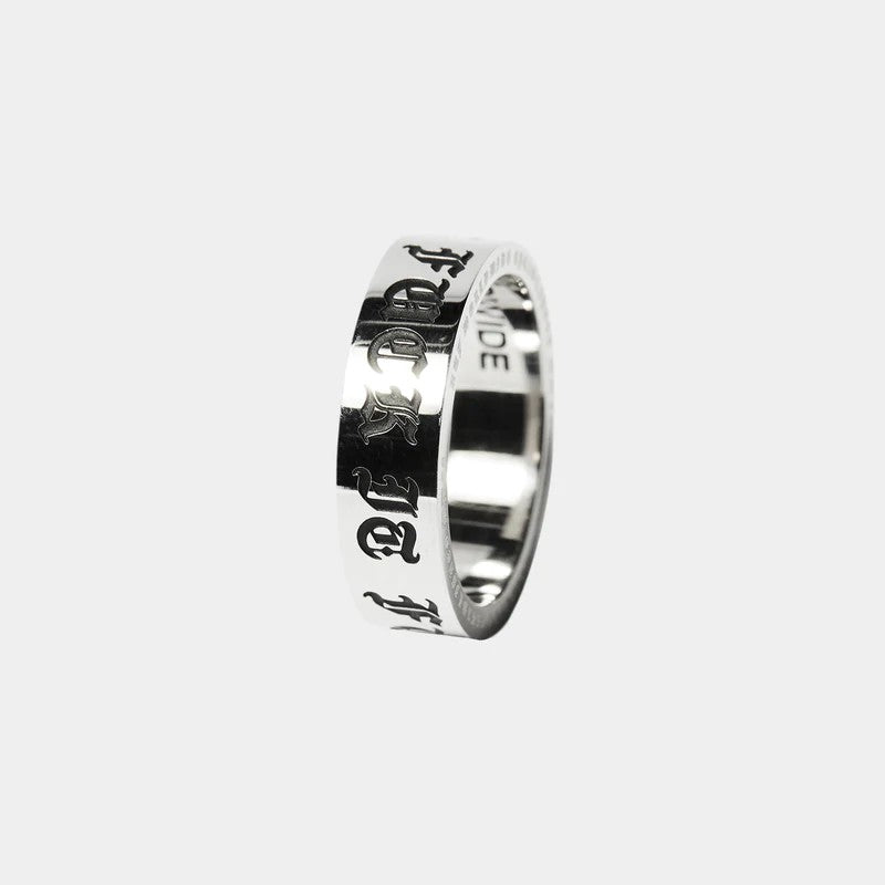 【HUF】 OLD RING （SILVER） 側面グラフィック刻印画像