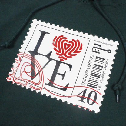 SIRUSI LOVE 切手 HOODIE
