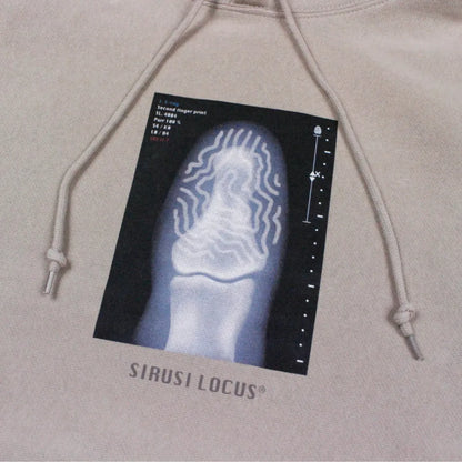 S-RAY SECOND FINGER PRINT HOODIE 2