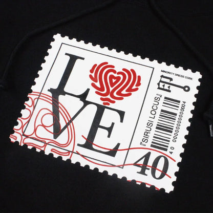 SIRUSI LOVE 切手 HOODIE