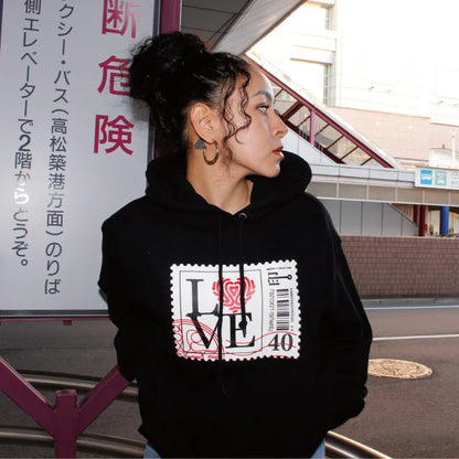 SIRUSI LOVE 切手 HOODIE