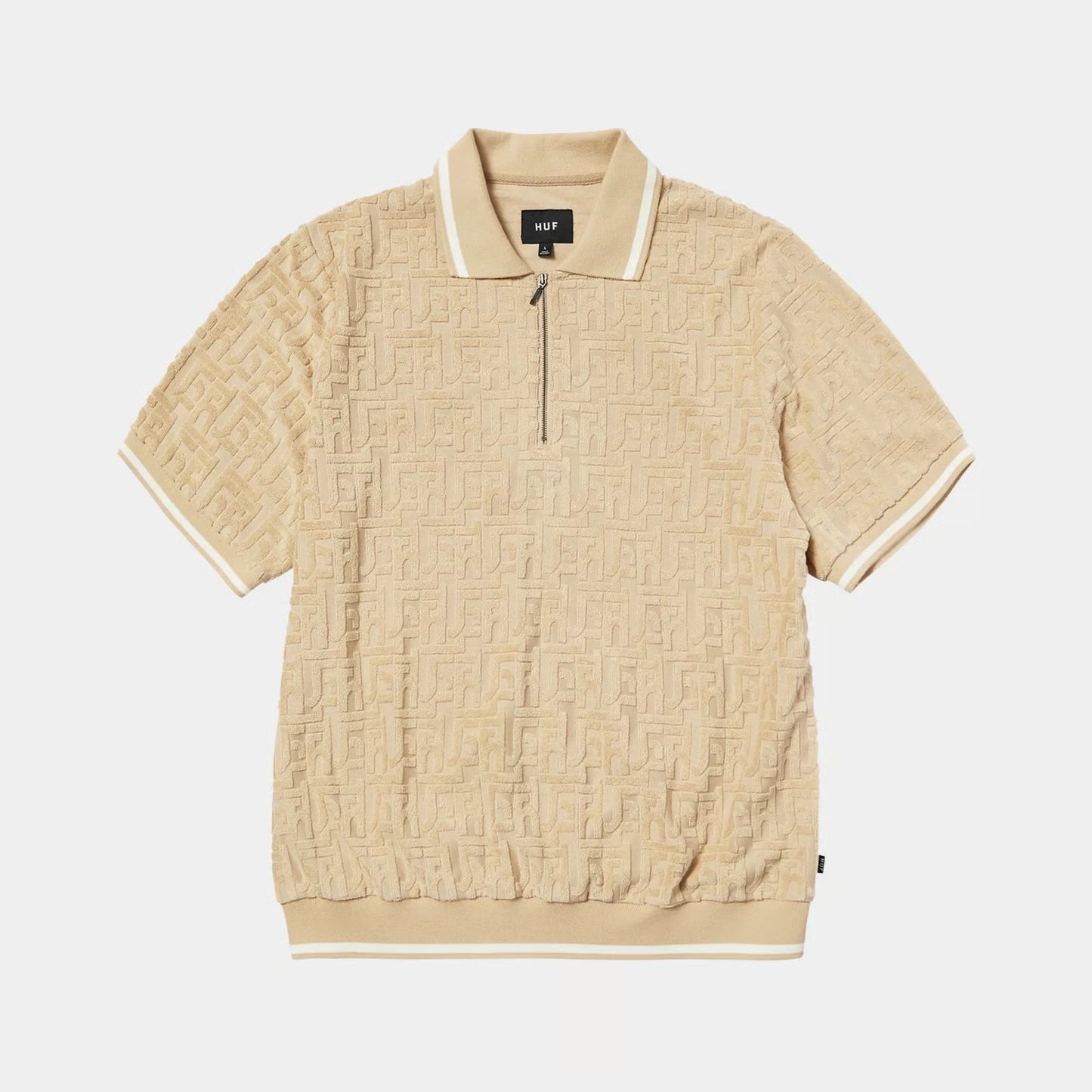 TETHER JACQUARD TERRY TOP