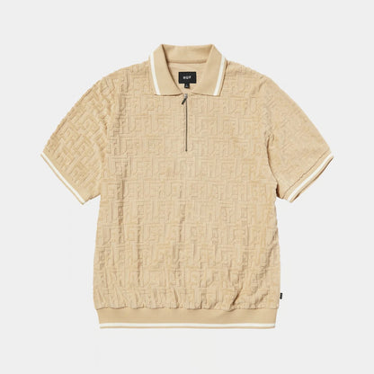 TETHER JACQUARD TERRY TOP
