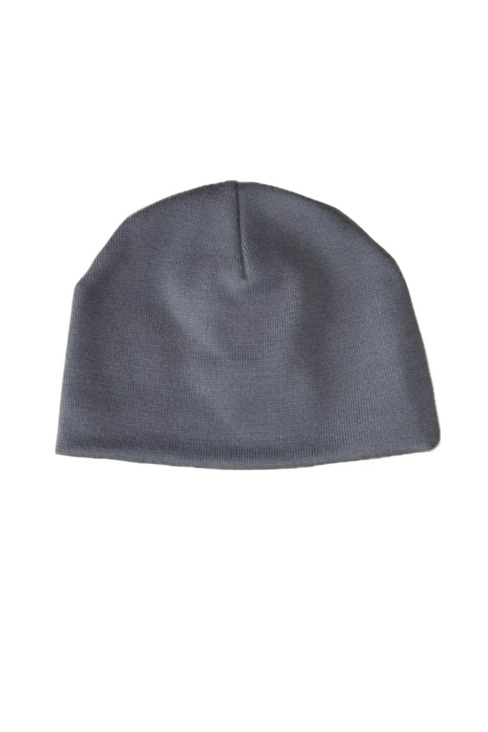 【SIRUSI LOCUS】 DISTORTION LOGOTYPE BEANIE （GRAY） 背面ロゴ全体画像