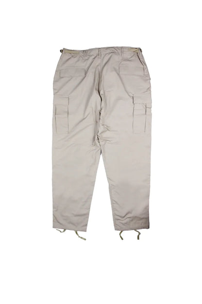 【SIRUSI LOCUS】 SIRUSI FLAME BDU TROUSERS （ベージュ） バックアジャスター・ポケット 平置き背面