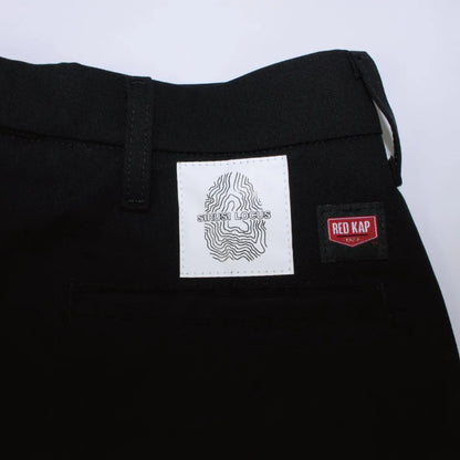 SIRUSI LOCUS SIMON WORK PANTS ブラック バックポケット SIRUSI LOCUSタグ＆RED KAPタグディテール