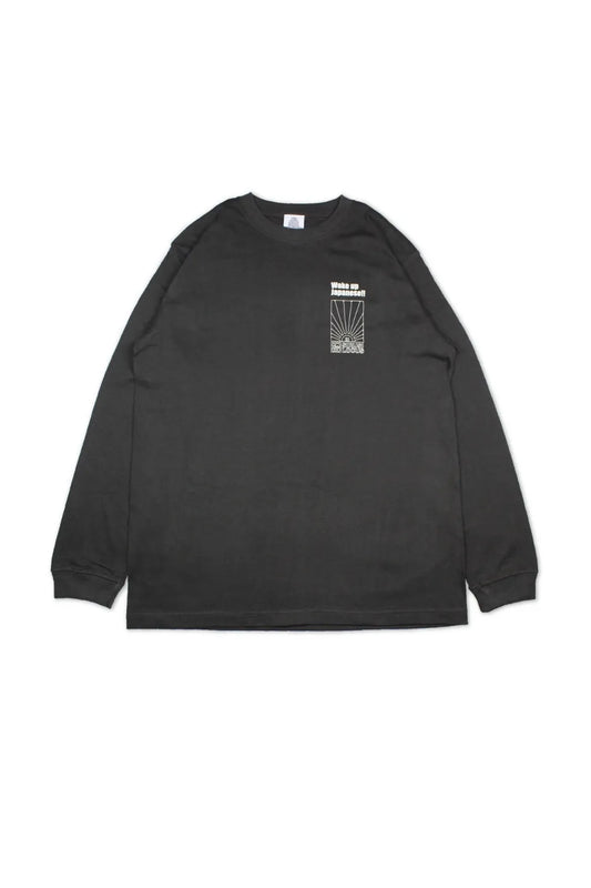 SIRUSI LOCUS SIRUSI WAKE UP JAPANESE L/S TEE ダークグレー