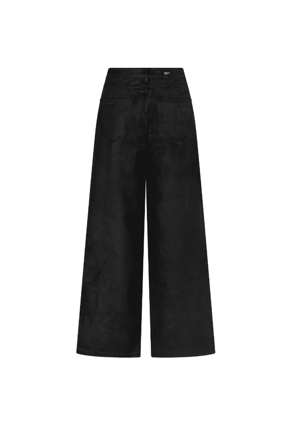 Trapper Club Steel Rite Baggy Denim コーティングブラック メタルリベット バギーデニムジーンズ 平置きバックカット