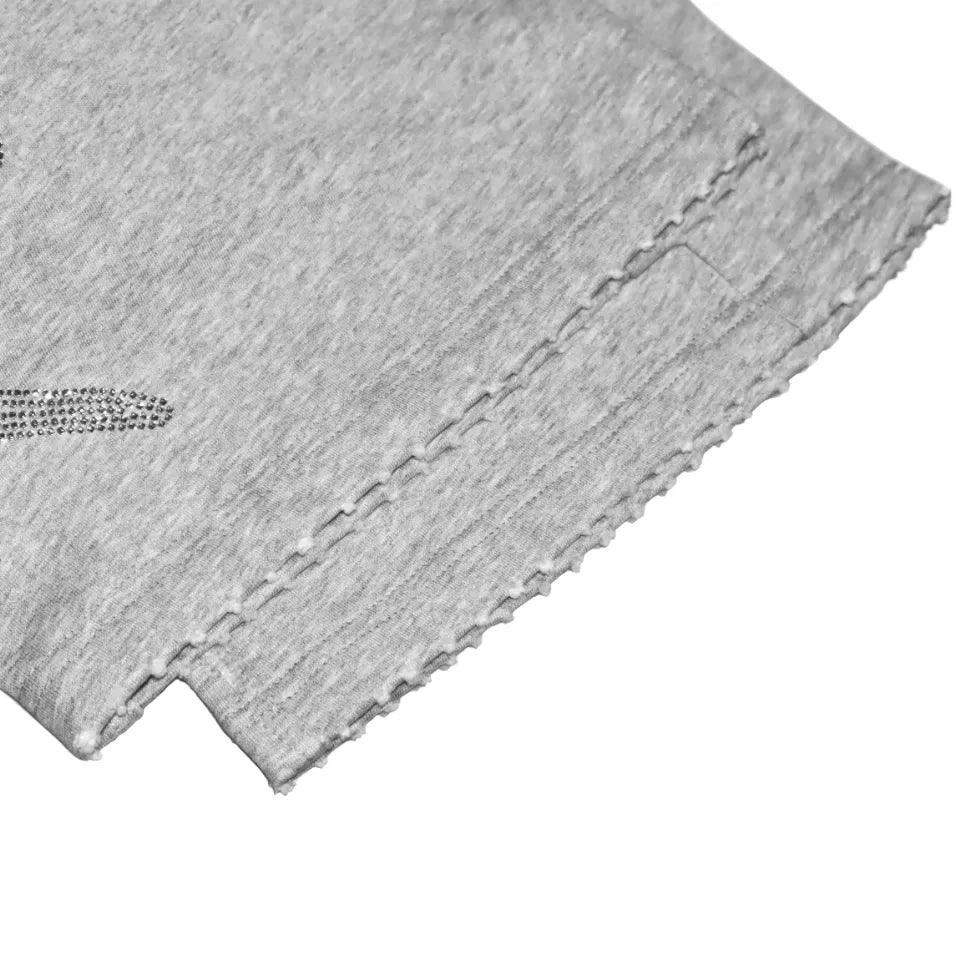 Dray Double-Layered Sweatpants Thought We Friendsの裾口アップ画像。等間隔に施されたダメージ加工とタフな縫製ディテール。
